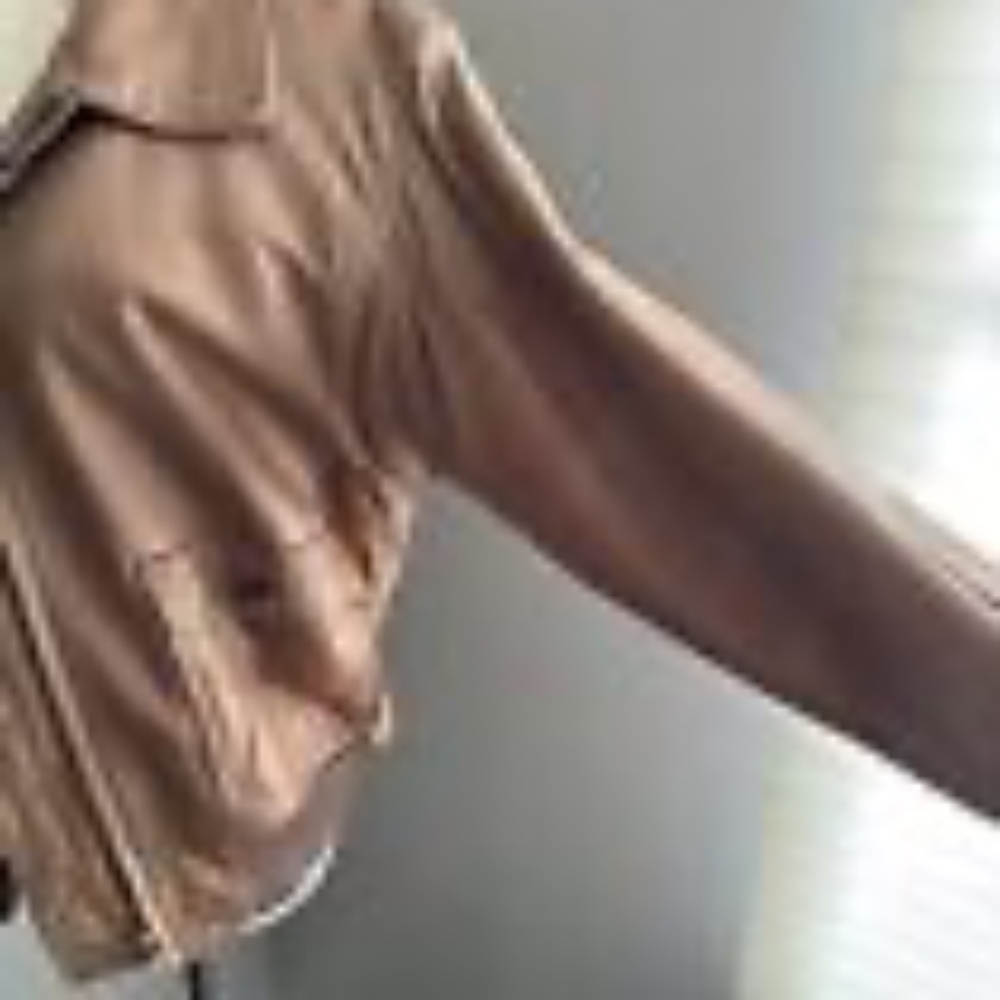 Vintage Abercrombie & Fitch Bomber Jacket - Brown Leather - Size L - Picture 3 of 16